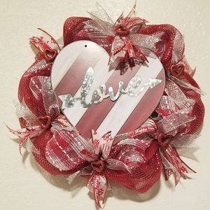 Handmade Valentine's Day Wreaths
